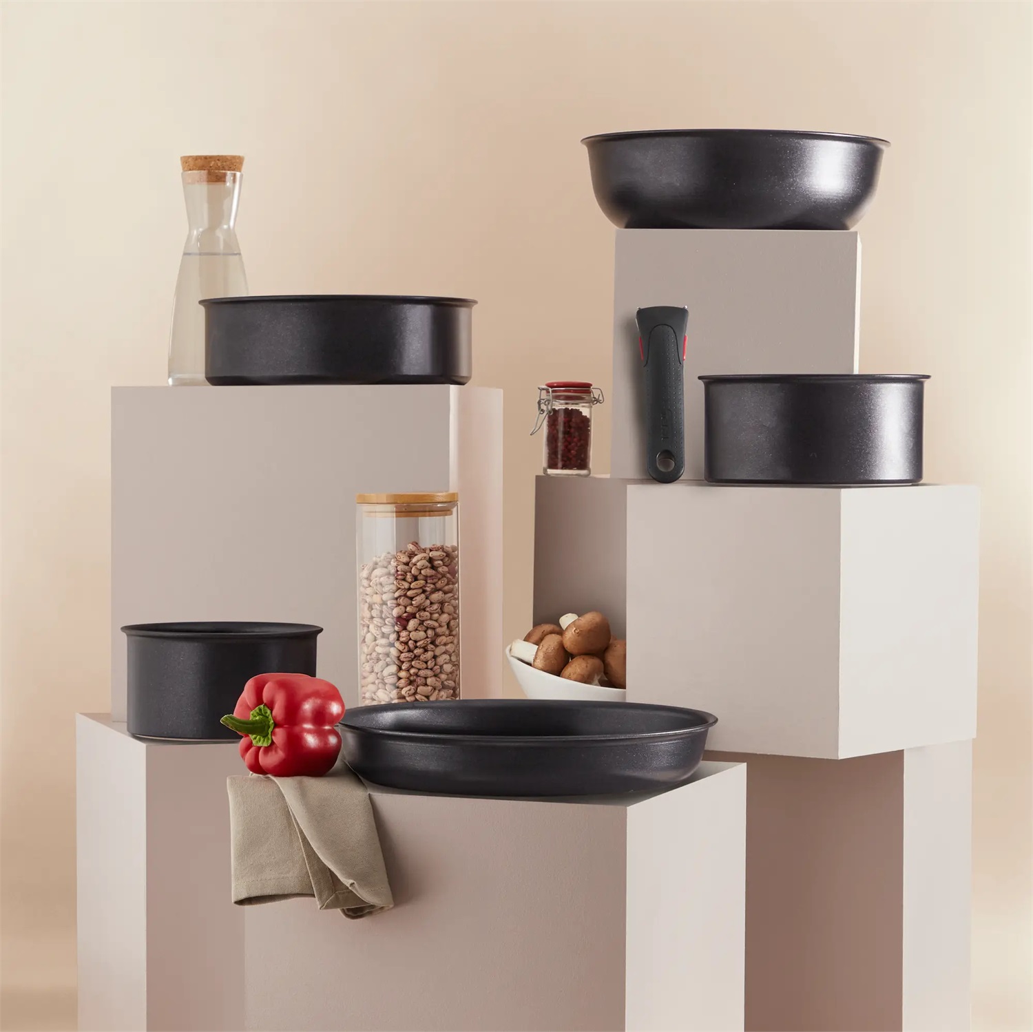 Tefal L3970602 set di pentole