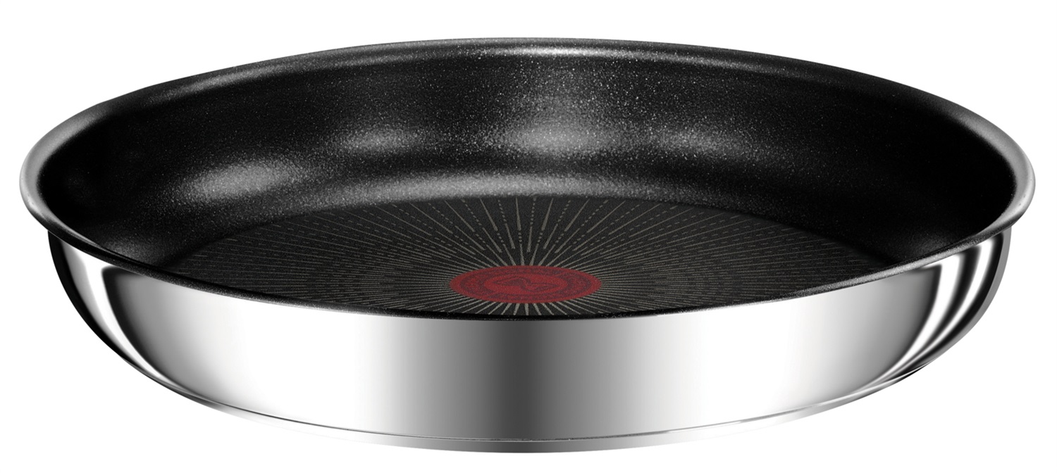Tefal Padella antiaderente in acciaio inox 24 cm - Multiuso, compatibile con induzione