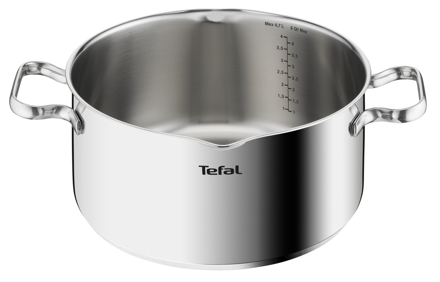 Tefal Duetto Set di Pentole 6 Pezzi in Acciaio Inossidabile 18/10 con Coperchi in Vetro, Compatibile con Induzione, Garanzia 10 Anni