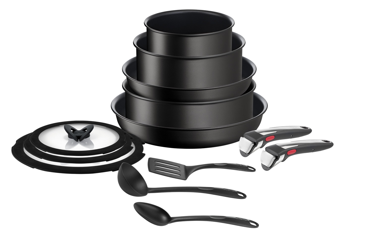 Tefal Ingenio Unlimited Set di Pentole da 13 Pezzi con Rivestimento in Titanio e Thermo-Signal
