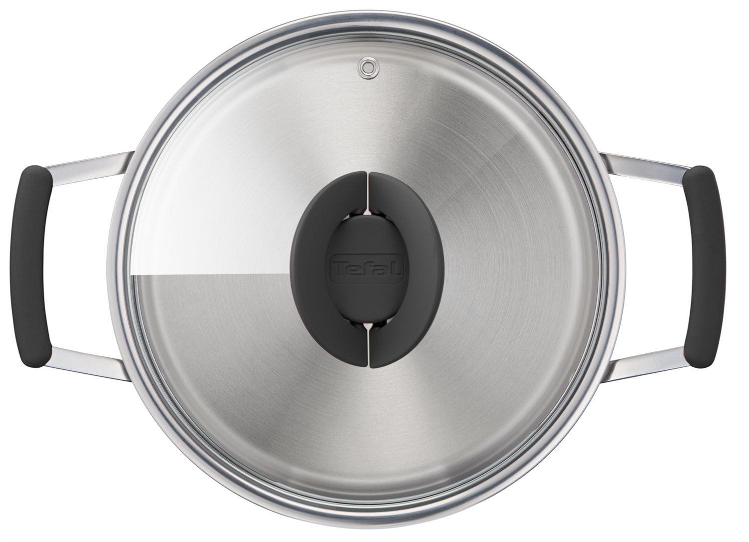 Tefal G7376S Opti'Space - Set di 6 pentole in acciaio inossidabile con casseruola da 16 cm e pentole da 20/24 cm, fondo termofusione, compatibile con induzione
