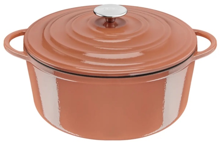 Tefal LOV Casseruola in ghisa smaltata 29 cm - Induzione, forno, ecodesign, cottura sana con libro di ricette