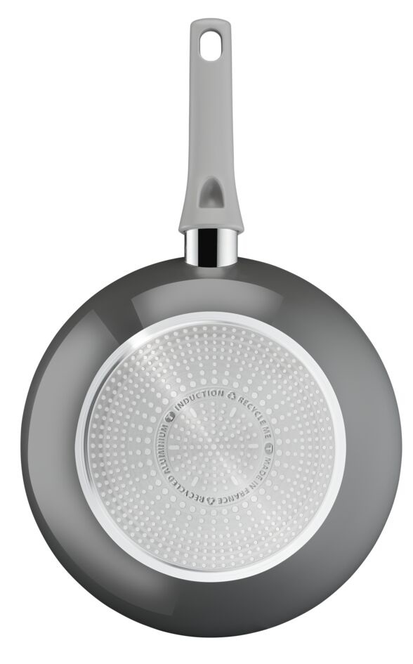 Tefal Renew On - Wok 28 cm in Alluminio Riciclato con Rivestimento Antiaderente Ceramico, Adatto a Induzione e Forno
