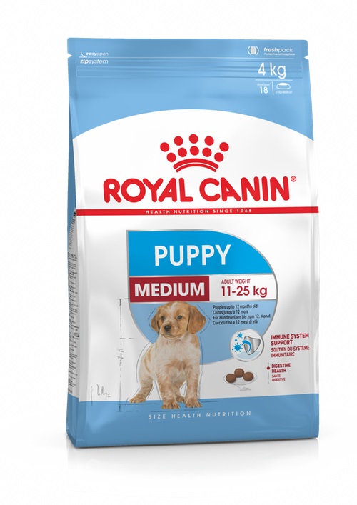 Royal Canin Medium Puppy 15 kg - Alimento completo per cuccioli di taglia media fino a 12 mesi con supporto immunitario