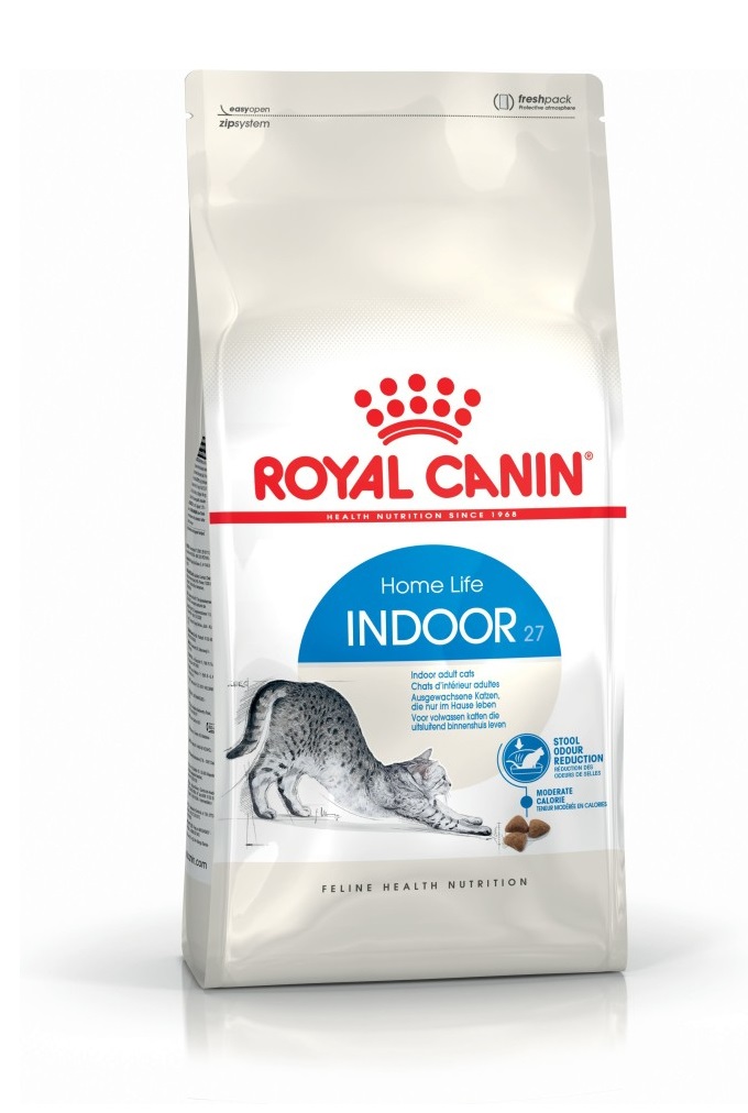 Royal Canin Indoor 27 - Alimento Secco Completo per Gatti Adulti da 1 a 7 Anni, 2 kg