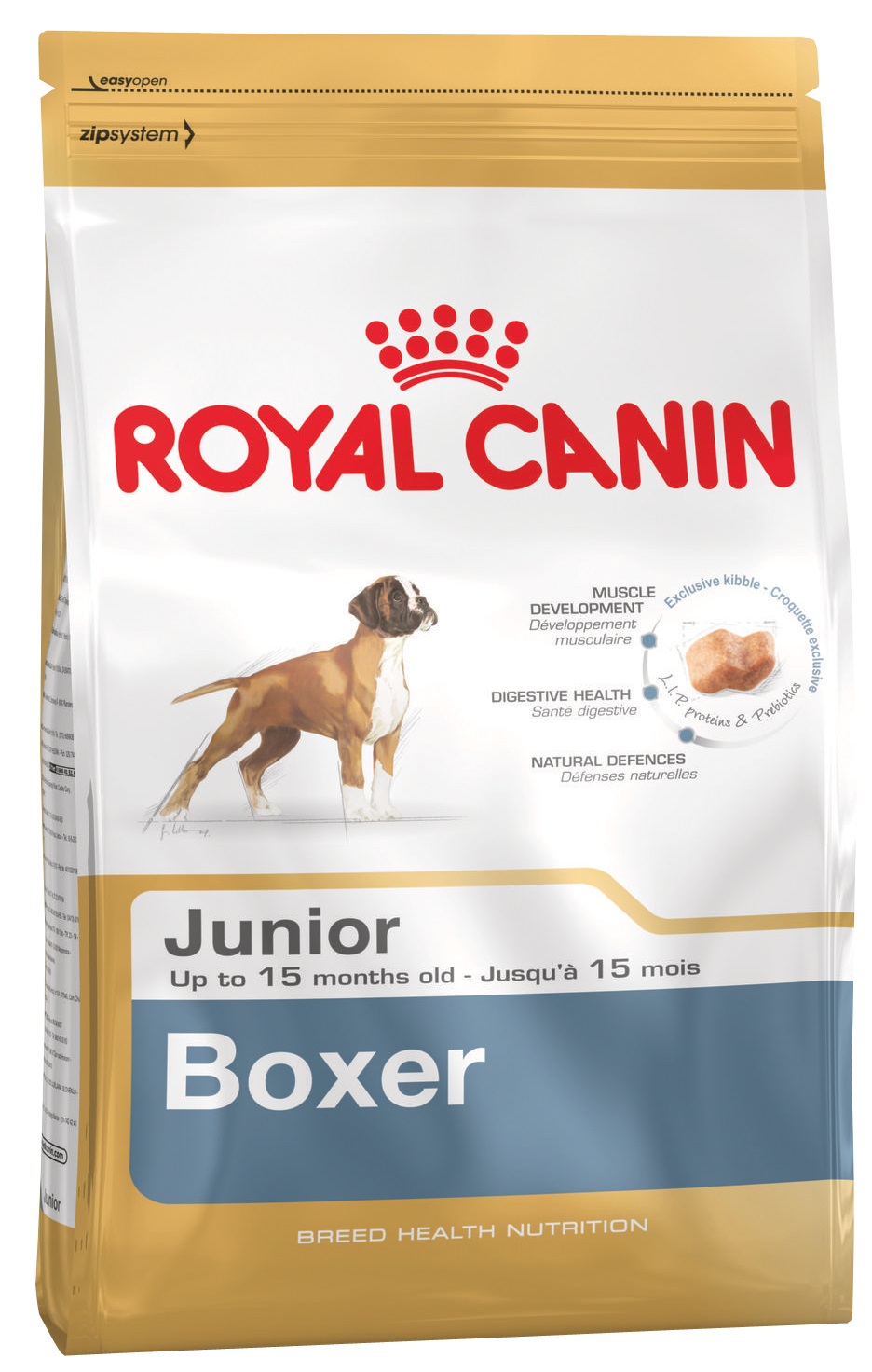 ROYAL CANIN Boxer Puppy 12 kg - Alimento Secco Completo per Cuccioli Fino a 15 Mesi con Sostegno Immunitario e Sviluppo Muscolare