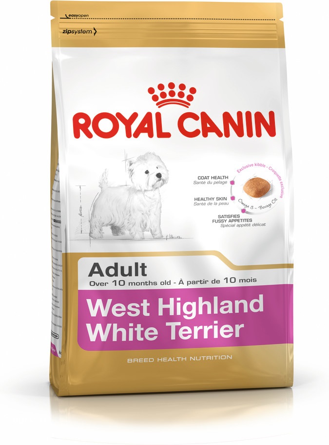 Royal Canin West Highland White Terrier Adult 1,5 kg - Crocchette Secche Complete per Cani Adulti e Maturi con Benefici per il Mantello