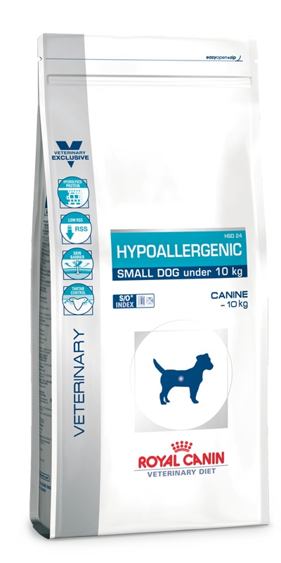 Royal Canin Hypoallergenic Small Dog 1 kg - Alimento dietetico completo per cani adulti di piccola taglia, riduce intolleranze alimentari