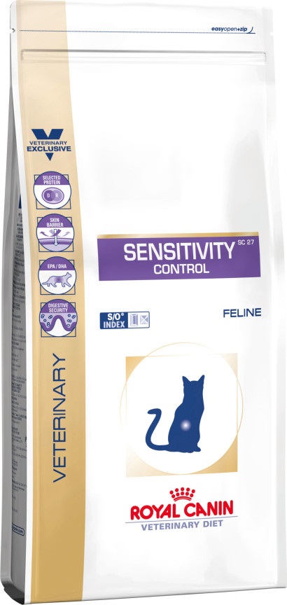 Royal Canin Veterinary Sensitivity Control Cibo Secco per Gatti Adulti 400 g - Alimento Dietetico Completo per Ridurre Intolleranze