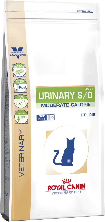 Royal Canin Urinary S/O Moderate Calorie cibo secco per gatti 400 g Adulto
