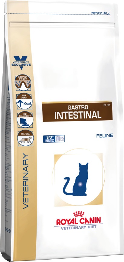 Royal Canin Gastro Intestinal - Cibo secco per gatti - 4 kg - Alimento dietetico completo per supportare la digestione e ridurre i disturbi intestinali
