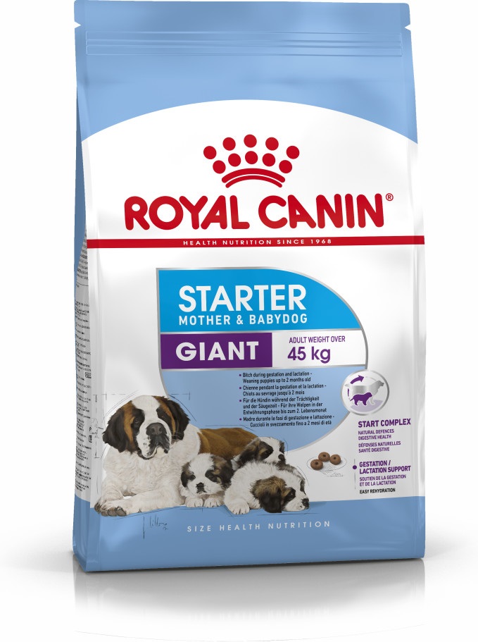 Royal Canin Giant Starter Mother & Babydog - Alimento secco per cagne di taglia gigante e cuccioli - 15 kg