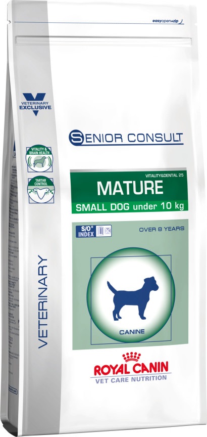 Royal Canin Mature Consult Small Dog 3,5 kg - Alimento dietetico completo per cani anziani di piccola taglia (fino a 10 kg) oltre 8 anni