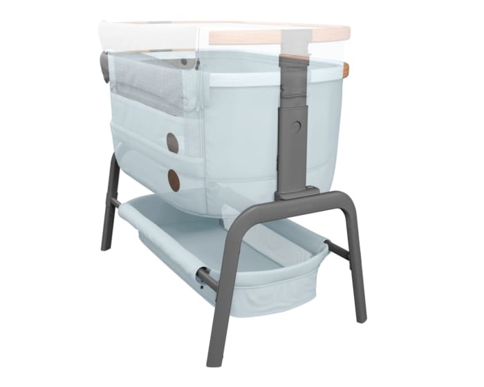 Maxi-Cosi Iora Culla Co-Sleeping Essential Grey - Culla Neonato 0-6 mesi, max 9 kg, Reclinabile, Altezza Regolabile, Materassino Incluso