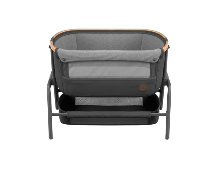 Maxi-Cosi Iora Culla Co-Sleeping 0-6 mesi, Reclinabile, Altezza Regolabile, Materassino Incluso, Ampio Cestello, Essential Graphite