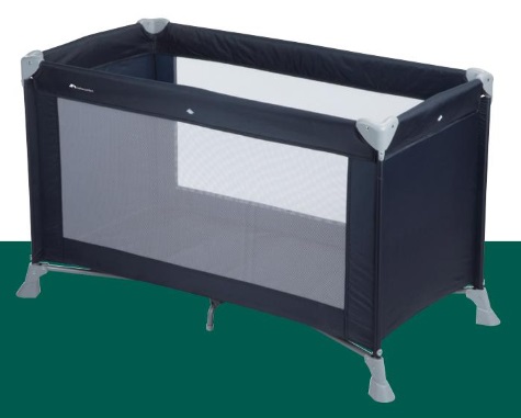 Bebe Confort Lettino da Viaggio Soft Dreams Navy Blue - Pieghevole, Materasso Incluso, Fino a 15 kg, Ideale per Bambini 0-3 Anni