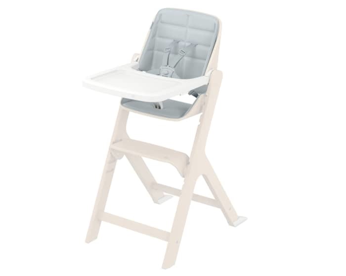 Maxi-Cosi Nesta Kit Bambino Seggiolone Beyond Sky Grey - Cuscino Imbottito, Cinture di Sicurezza, Barra di Protezione a T, Accessori in Legno