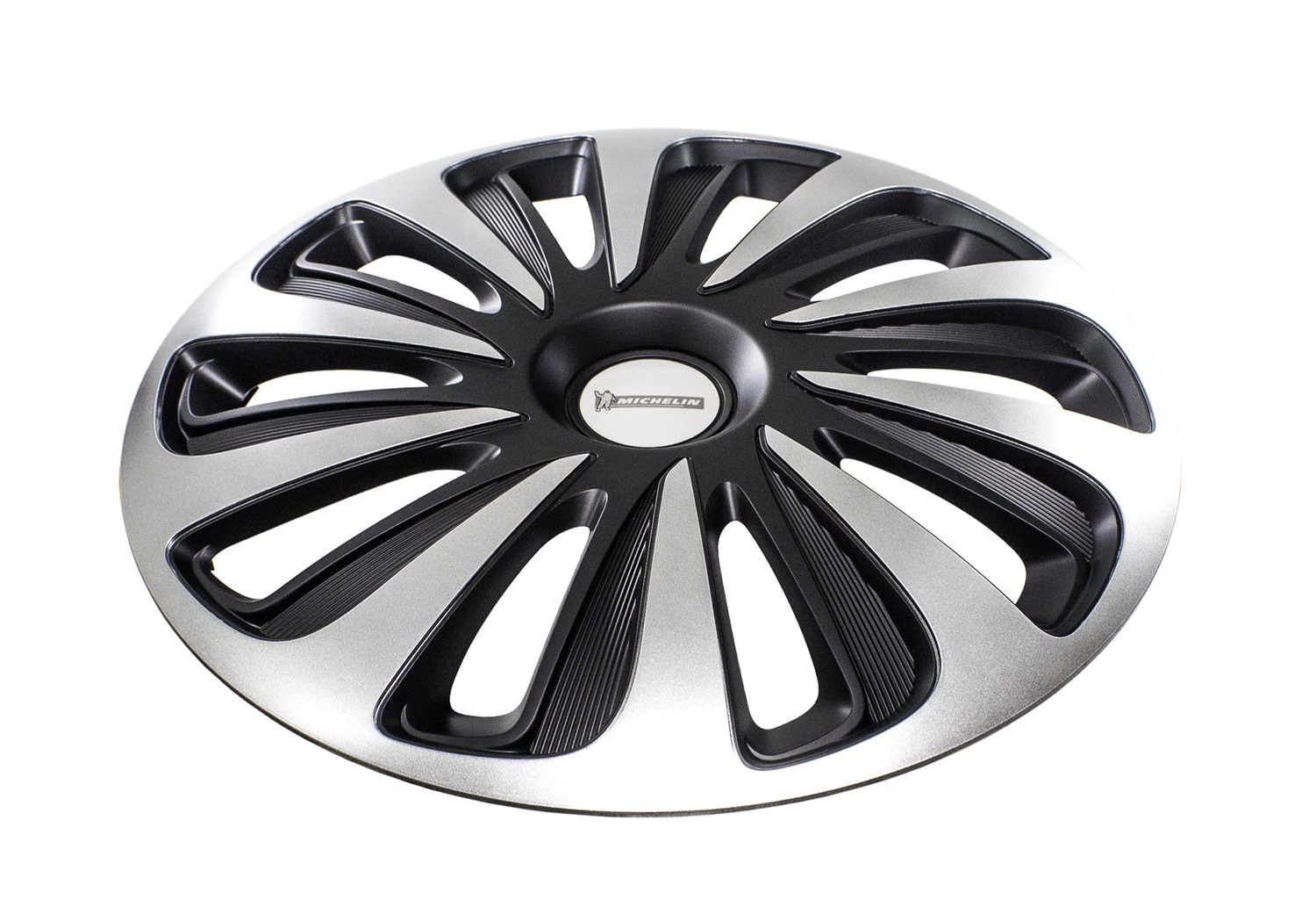 MICHELIN NVS 3D Black Edition Copricerchi 16 Pollici Nero Lucido - 4 Pezzi, Resistente e Sicuro