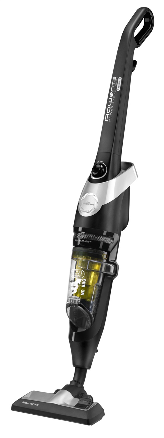 Rowenta RH8155 Powerline Extreme Cyclonic - Scopa Elettrica con Filo, Senza Sacco, Potenza 750W, Capacità 0.9L, Tecnologia Ciclonica, Kit Animal Care