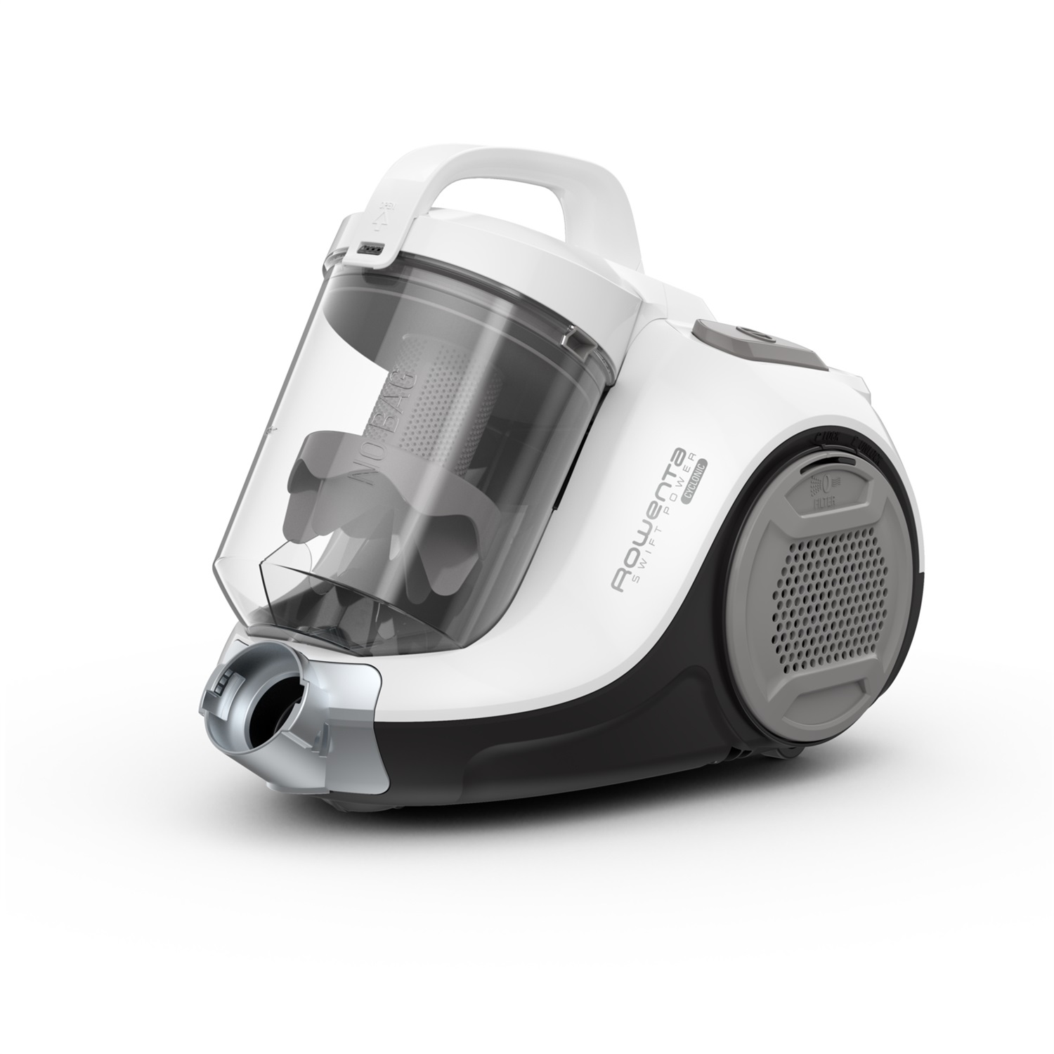 Rowenta Swift Power RO2957 Aspirapolvere a Traino Senza Sacco 750 W Ciclonico con Filtro HEPA