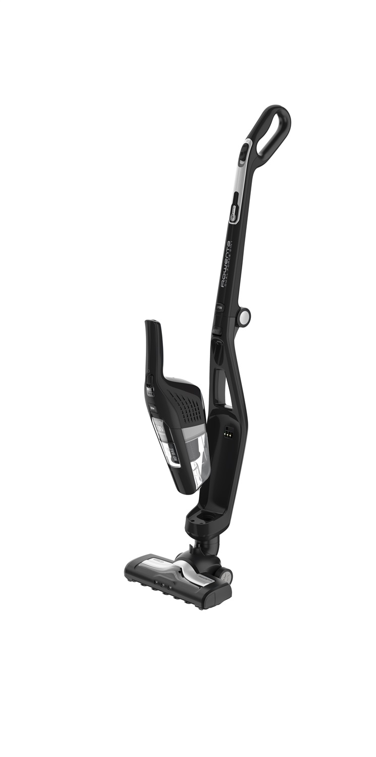 Rowenta RH6735WH Aspirapolvere 2 in 1 Senza Fili, Leggero, con Illuminazione a LED e 45 Min di Autonomia, Nero