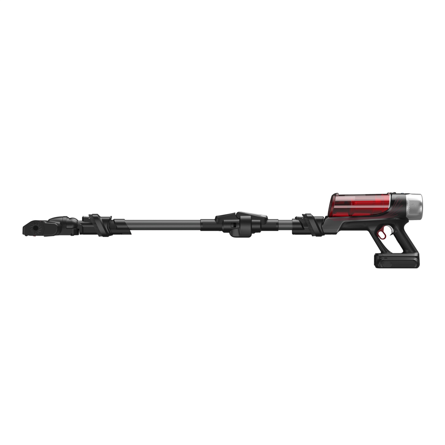 Rowenta X-Force Flex 9.60 RH2078 Aspirapolvere Senza Filo Nero e Rosso, 45 Minuti di Autonomia, 4 Modalità di Aspirazione, Display Digitale, Ultraleggero, Potenza Fino a 100 Airwatt