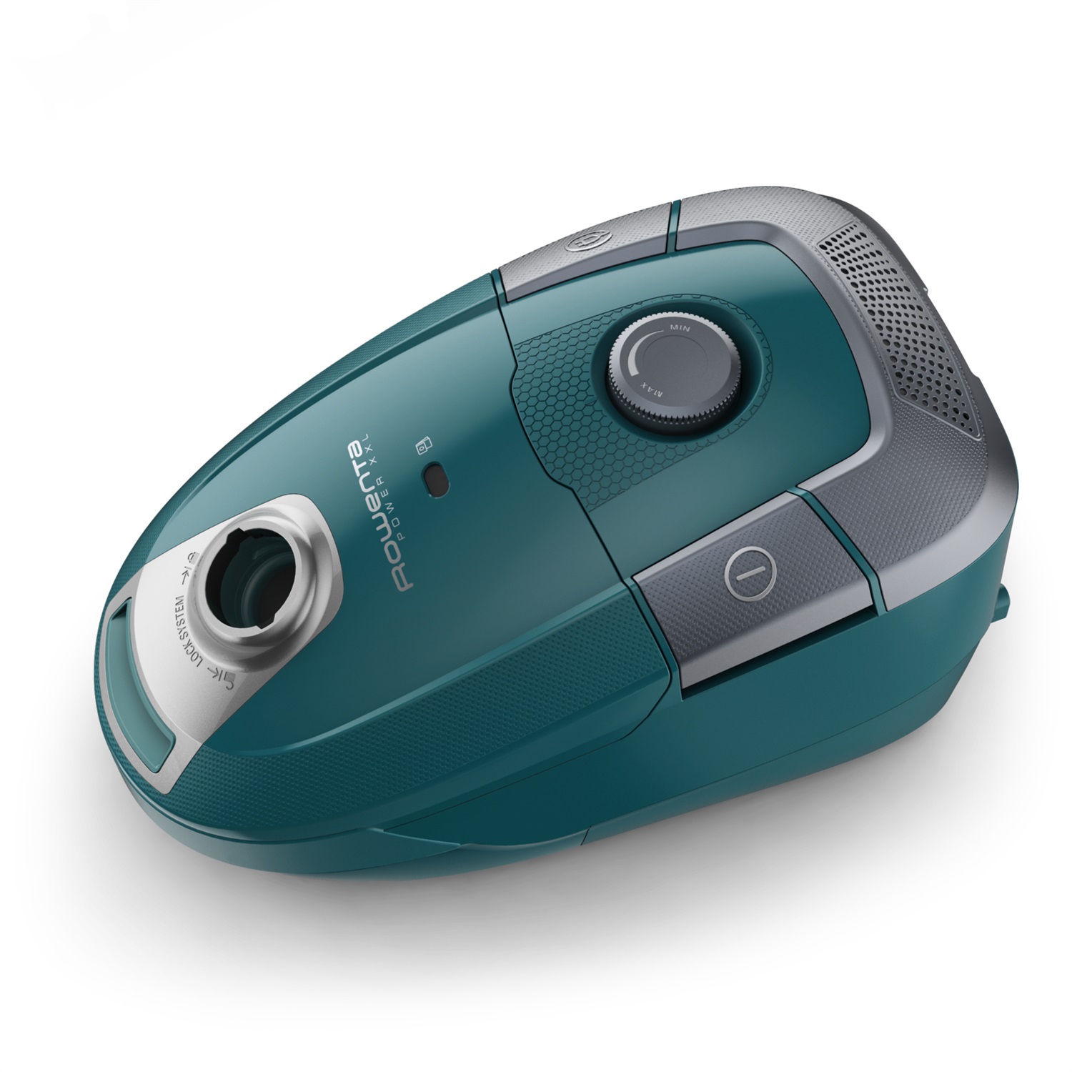 Rowenta RO3143 Aspirapolvere a Traino con Sacco Power XXL, Potenza 900W, Capacità 4.5L, Sistema di Filtraggio a 3 Livelli, Ampio Raggio di Azione, Accessori Inclusi, Blu/Grigio