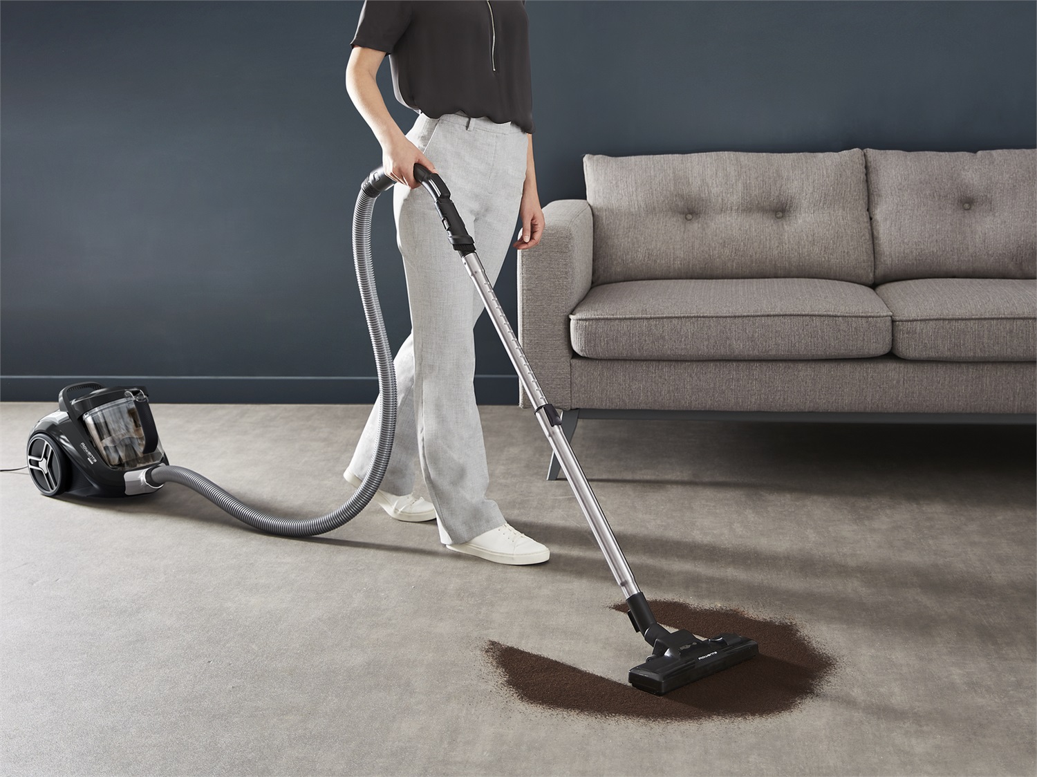 Rowenta Aspirapolvere senza sacco Compact Power XXL 900W - Potente e con filtraggio avanzato