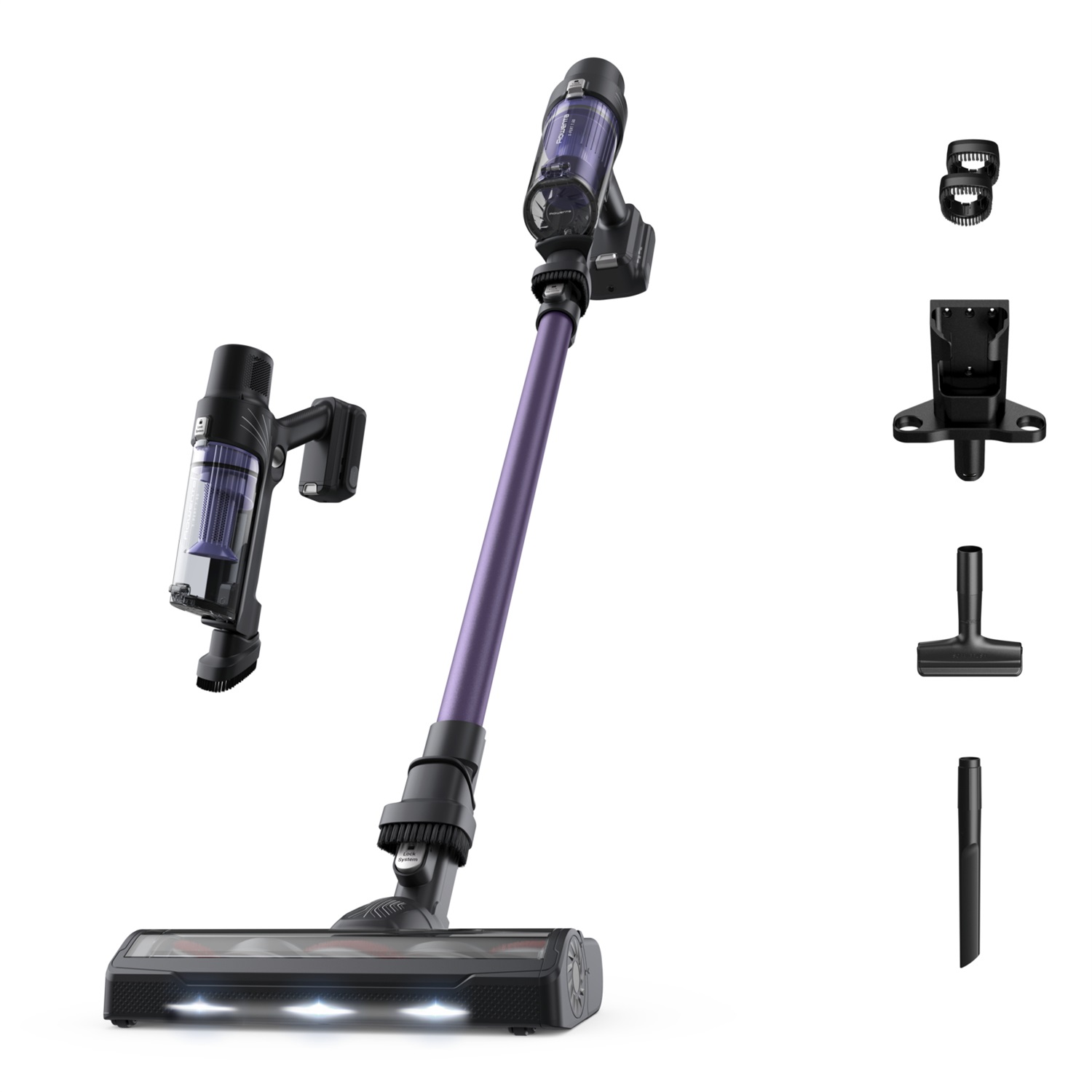 Rowenta X-PERT 7.60 RH6A31WO - Aspirapolvere Senza Fili 140 W, Ultraleggero 1.2 kg, Batteria a Lunga Durata