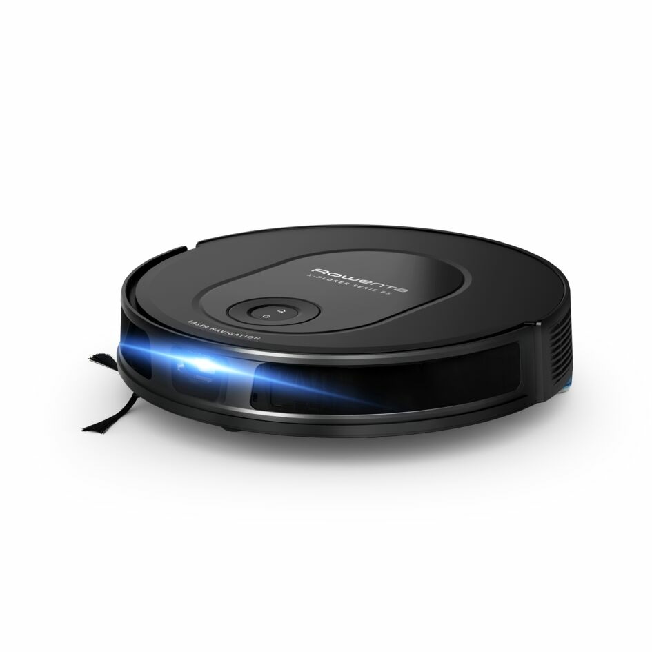 Rowenta X-Plorer RR8L65 Robot Aspirapolvere e Lavapavimenti con Navigazione Laser, Sistema Smart Aqua Power, Controllo Remoto, 168 Min Autonomia, Potenza 2300 PA