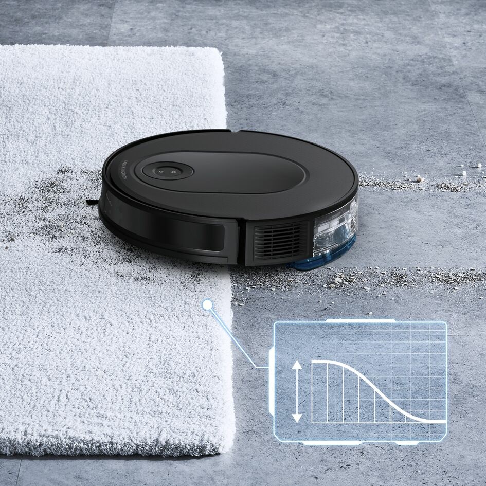 Rowenta X-Plorer RR8L65 Robot Aspirapolvere e Lavapavimenti con Navigazione Laser, Sistema Smart Aqua Power, Controllo Remoto, 168 Min Autonomia, Potenza 2300 PA