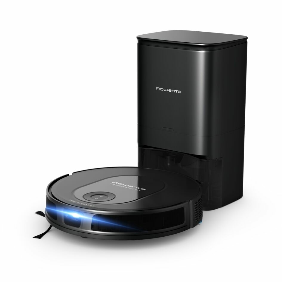 Rowenta X-PLORER Serie 65 Robot Aspirapolvere e Lavapavimenti con Navigazione Laser, Sistema Smart Aqua Power, Controllo Remoto, 168 Min di Autonomia, Potenza 2300 PA