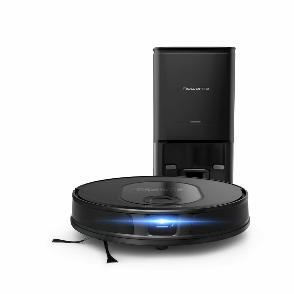 Rowenta X-PLORER Serie 65 Robot Aspirapolvere e Lavapavimenti con Navigazione Laser, Sistema Smart Aqua Power, Controllo Remoto, 168 Min di Autonomia, Potenza 2300 PA