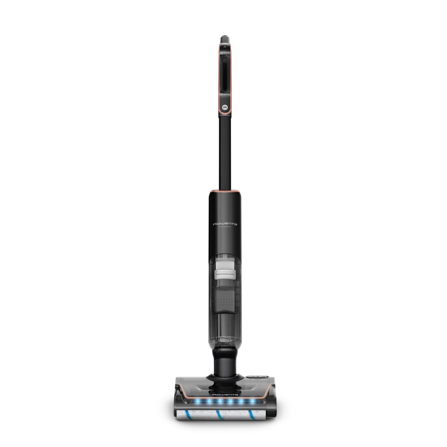 Rowenta X-Clean 7 GZ5736E0 Aspirapolvere Elettrica Senza Sacchetto, Pulizia Secco e Bagnato, Filtraggio Aqua, Nero