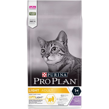 Purina Pro Plan Light Adult cibo secco per gatti 3 kg Ricco in Tacchino - Aiuta a perdere peso e rafforza le difese naturali