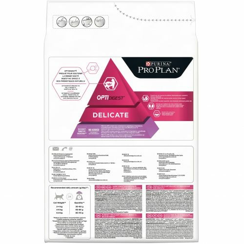 Purina Pro Plan Adult Delicate Digestion Cibo Secco per Gatti Ricco in Tacchino - 3 kg