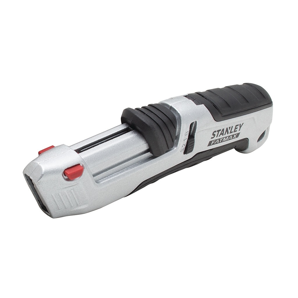 Stanley FMHT10367-0 Coltello di Sicurezza in Metallo FatMax con Cursore Ergonomico e Retrattile