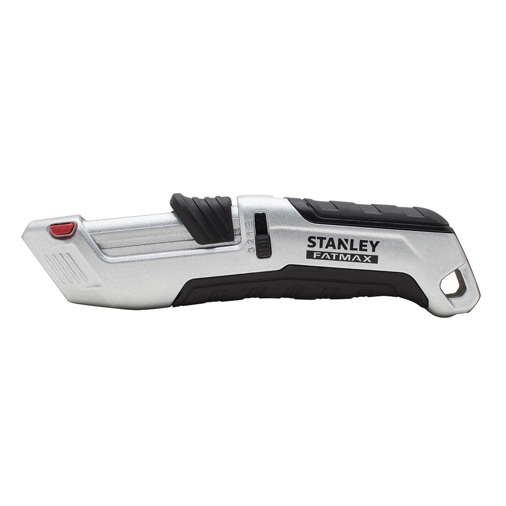 Stanley FMHT10367-0 Coltello di Sicurezza in Metallo FatMax con Cursore Ergonomico e Retrattile