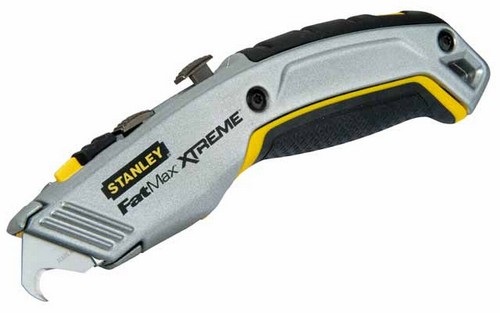 Stanley FatMax 0-10-789 Coltello a doppia lama con cambio rapido e appoggiadito antiscivolo
