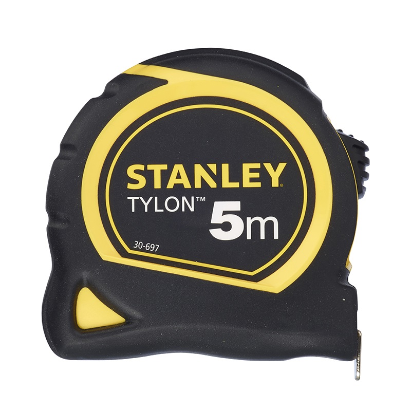 Stanley Flessometro Tylon 0-30-687 - 3 m x 12,7 mm, Cassa in ABS Antiurto, Rivestimento in Gomma Antiscivolo
