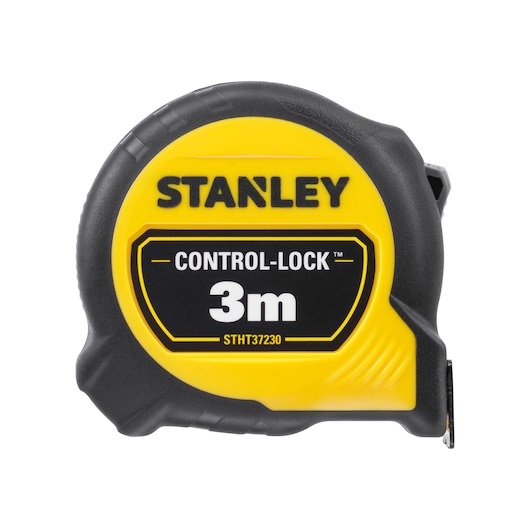 STANLEY Flessometro CONTROL-LOCK 3 m con nastro da 19 mm, leggero e compatto