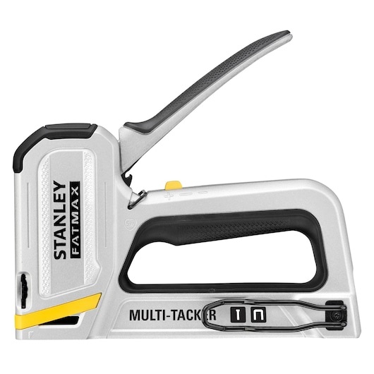 Stanley FatMax 2-in-1 Cucitrice Multipla in Alluminio con Tecnologia Easy Squeeze e Meccanismo Anti-Inceppamento