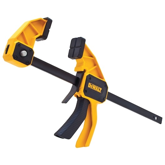 DeWALT DWHT0-83193 Morsetto a Una Mano 300 mm, 135 kg di Forza di Serraggio, Sporgenza 82 mm, Corpo in Plastica Robusto