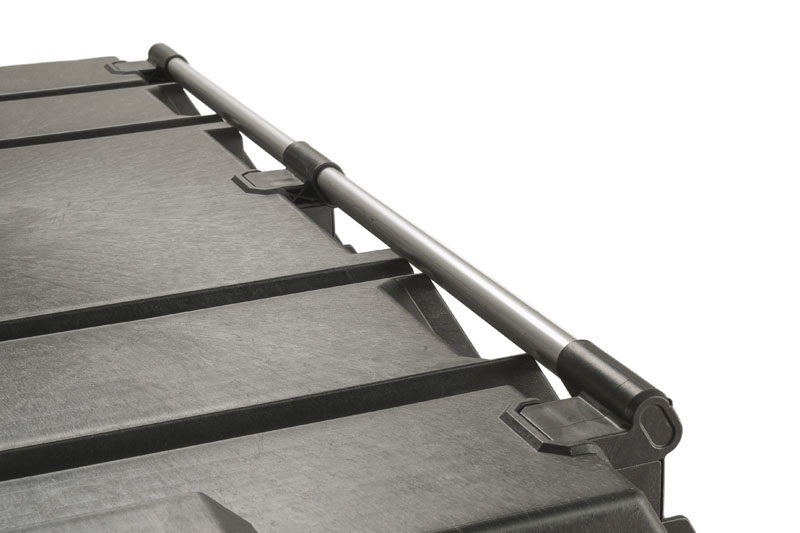 STANLEY FATMAX FMST1-75531 Cassetta Portautensili con Ruote, Capacità 240 Litri, Resistente all'Acqua, Chiusure Metalliche, Maniglione Telescopico