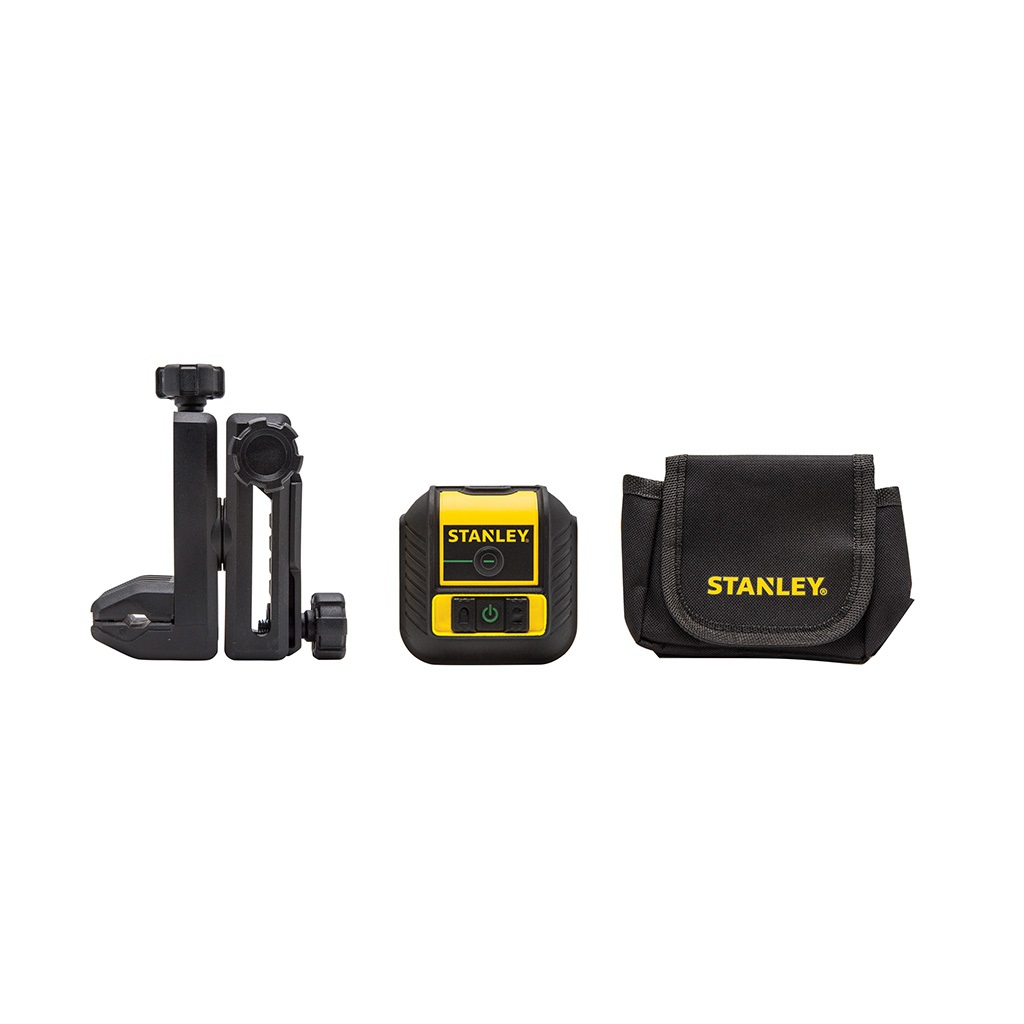 STANLEY STHT77592-1 Livella Laser CROSS90 Raggio Verde - Autolivellante, Portata 16 m, Precisione ± 0,5 mm/m