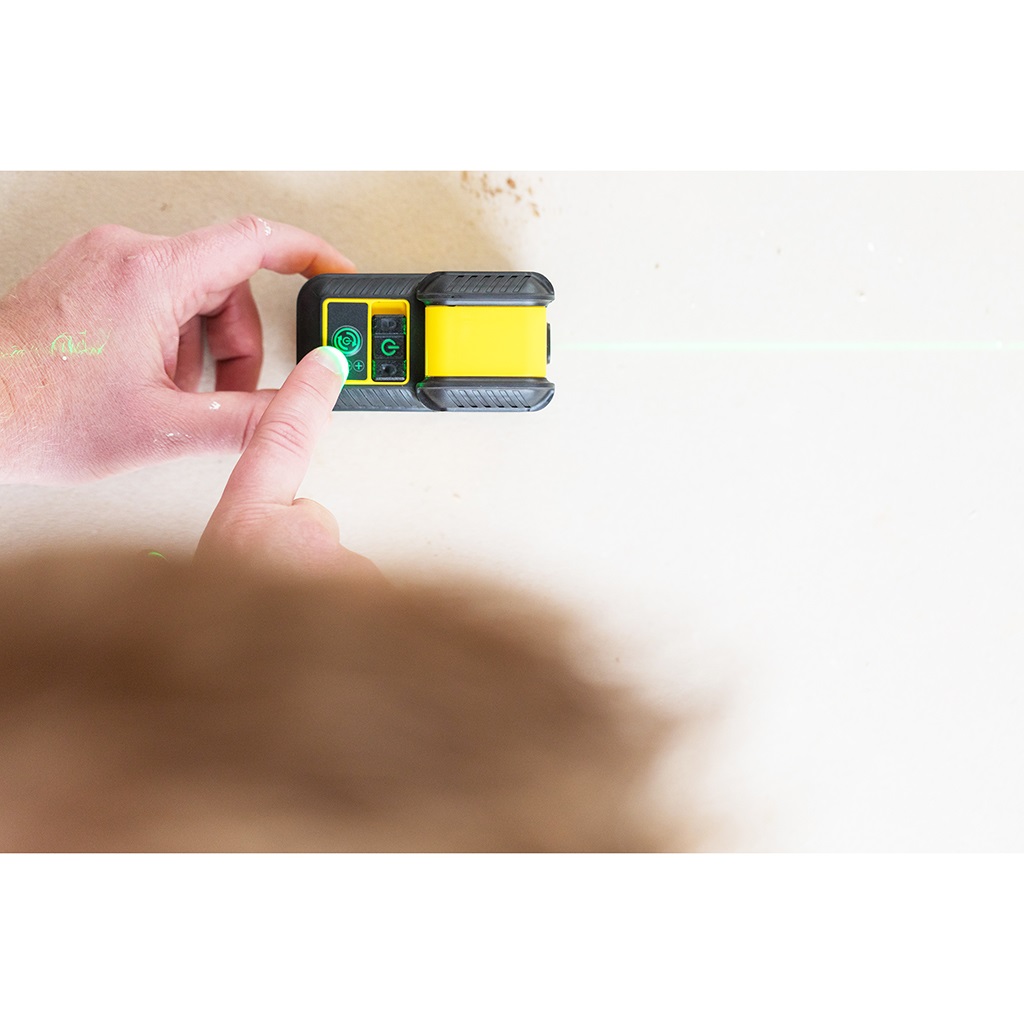 Stanley STHT77594-1 Livella Laser CROSS360 Raggio Verde - Autolivellante, 25 m, Precisione ± 0,4 mm/m