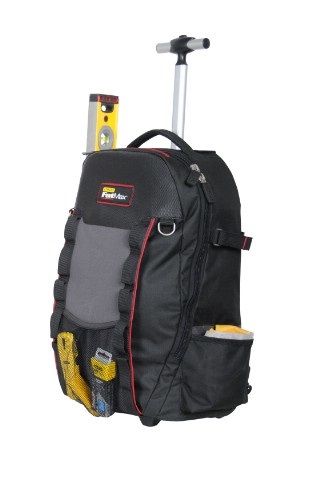 Stanley FATMAX 1-79-215 Trolley/Zaino Porta Utensili, Nero/Giallo, 36 x 23 x 54 cm, con Ruote e Maniglia Telescopica