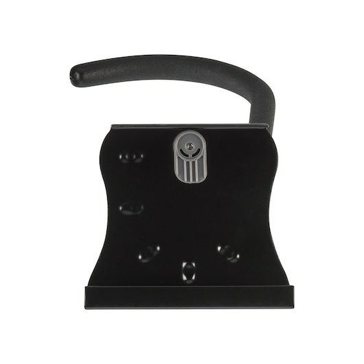STANLEY Gancio Verticale per Biciclette STST82616-1 Track Wall, Nero, in Acciaio Uso Intenso con Sistema di Bloccaggio