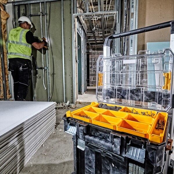 DEWALT DWST82968-1 Tstak V - Unità Porta Minuterie/Elettroutensili con Capacità 7,8 L e Protezione IP54