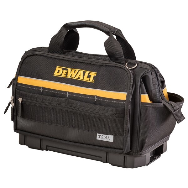 DeWALT Borsa per Utensili TSTAK DWST82991-1 - Tessuto 1200 Denari, Tracolla Imbottita, Rivetti in Acciaio